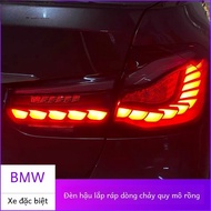 Đèn Hậu BMW 3 Series 5 Series Dragon Scale Blackened Tail Light Modification Complete Assembly for 3