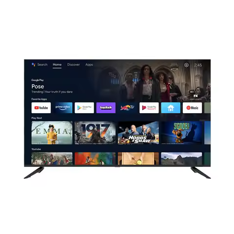 Smart Led Television Oem Factory Price 43'' 4k 43 Inch Black Lcd Portable Tv Curved Smart Tv Monitor