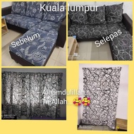 Sarung Kusyen Sofa / Satu Set / Material Cotton Canvas