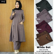 Setelan Celana Muslimah Terbaru Grosir Solo Wilda//Wilma Set by Mumu Fashion Solo