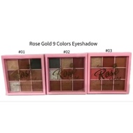 Fanbo Rose Gold 9 Colors Eyeshadow