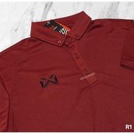 Warrix เสื้อโปโลวาริกซ์ วอริกซ์ รุ่น Classic Polo แขนสั้น คอปก สีล้วน ไม่ต้องรีด รหัส 3315N WA-3315