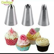 Spuit WILTON 1M 2D 2F churos Star Syringe sus Russian piping Cilmat 7ft 336 1B 6B Rose