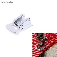 interfun4w Sliver Rolled Hem Curling Sewing Presser Foot For Sewing Machine Singer Janome Nice