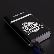 Charging box lighter all-in-one creative portable lighter USB electronic windproof cigarette lighter