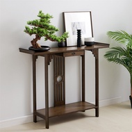 Classic Console Table with Drawer Bottom Shelf Entryway Foyer Table Accent Hall Table Home Furnitur