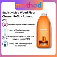 method squirt & mop wood floor cleaner refill - 2L