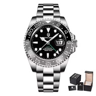 PAGANI DESIGN Men Watch GMT40mm Mechanical Watch Top Brand Sapphire Glass Stainless Steel Waterproof