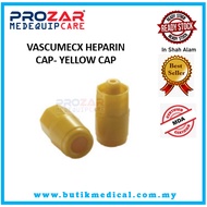 VASCUMECX, YELLOW INSTOPPER (HEPARIN CAP) - 100PCS/BOX