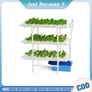 BABEDUO Hydroponics NFT System with 108 Holes Kits Vertical Hydroponic Growing Systems PVC Tube