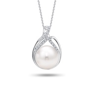 SK Jewellery Cascading Loop Pearl Pendant