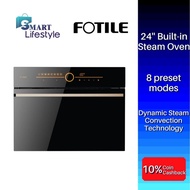 Fotile 24'' Built-In Steam Oven 42L with 8 Preset Modes SCD42-C2T