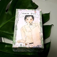 Love Story Tarot Card Deck In Rigid Box Up and Down Box "Dive To You" 78 Pcs Romantic Korean Cards 1