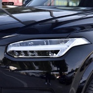 2Pcs Car Headlight Protective Tint Film Transparent TPU Front light Sticker For Volvo XC90 XC40 XC60