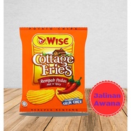 Wise Cottage Hot & Spicy Fries Potato Chips 10X65g