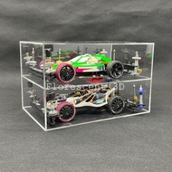 Tamiya Mini 4WD Acrylic Car Rack Accessories Box Display Container - F3D