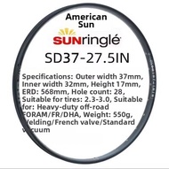 Mountain Biking Rim 27.5/29 Inch Tubeless Compatible
