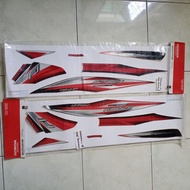 MERAH 871X0K39N00ZBL & 871X0K39N00ZBR body striping trim Spacy F1 helmet in 2013 Red Majestic Red or