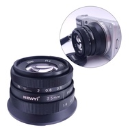 SUDDY Mini 35มม. F/1.6 APSC เลนส์สำหรับ Sony E-Mount A6500 A5100 NEX-3 NEX-5T A7S A7II
