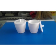 F4 Crucible PTFE Crucible PTFE Crucible with Lid 20ml25ml 30ml50ml Acid Alkali Resistant PTFE PTFE C