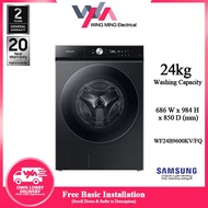 Samsung 24KG BESPOKE AI Front Load Washer Washing Machine Inverter (WF24B9600KV) Mesin Basuh Auto/洗衣机 WF24B9600KV/FQ