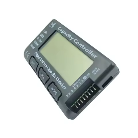 CellMeter-7 Digital Battery Capacity Tester 1-7S 3S 4S LiPo Li-lon Voltage Meter NiMH Battery Checke