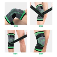 [1 Piece] Adjustable Knee Guard Support Brace Running Sport Pelindung Lutut Jogging Sukan Straps Gym Sokongan Lutut Yoga