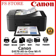 ORIGINAL CANON PIXMA E4570  Wireless 4-in-One Ink Efficient WiFi Duplex Printer