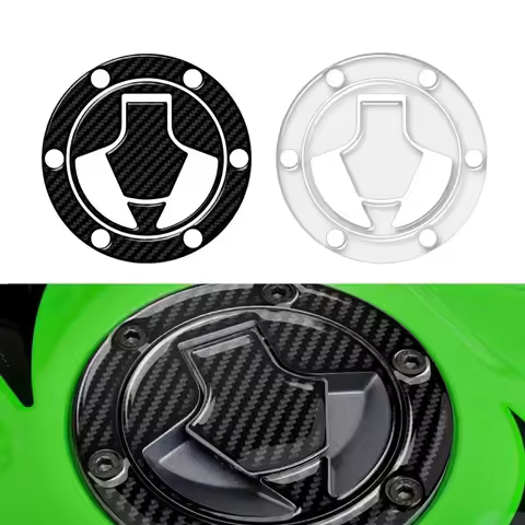 Transparent Fuel Tank Cover Cap Sticker For Kawasaki ZX-25R ZX300 2018-2024 & NINJA 250 300 Z300 Mot