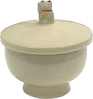 24to3 479523 Nishitomi Pottery Hasami Pottery Tea Cup Small Sencha Bowl (with Lid), Approx. 3.4 fl o