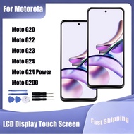 For Motorola Moto G20 G22 G23 G24 G24 Power G200 LCD Display Touch Screen Digitizer Assembly