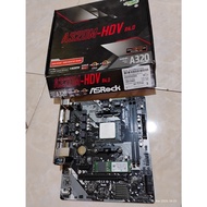 ASRock A320M-HDV R4.0 AMD A8 9600 3.4GHz iGP Radeon R7 SSD NVMe 128GB Win11