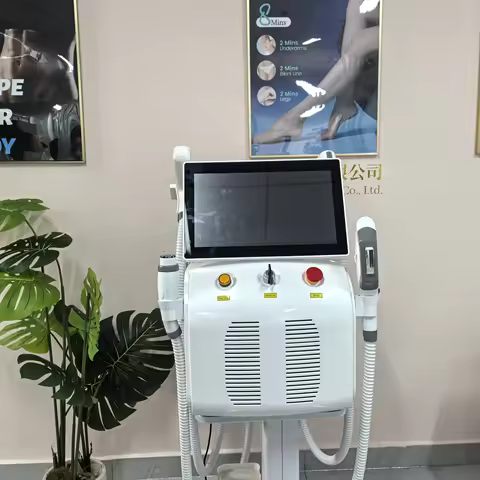 4-in-1 Multifunctional Beauty Machine 5000W Diode Laser Pico DPL RF for Hair & Tattoo Removal Skin C