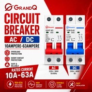 Circuit Breaker 10A 16A 20A 32A 40A 50A 63A AC and DC Breaker 1Pole 2Pole Safety Breaker Frank