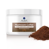 Dr. Emil Mushroom Coffee for Focus & Energy - Instant Coffee with Lions Mane, Chaga & Cordyceps - De