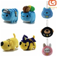 GLENES Bugcat Capoo Keychain, Blue Cat Toy Multiple Style Bugcat Pendant, School Bags Keyring PP Cot