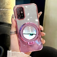 Casing Oppo A60 Reno 11 5G Reno 11 Pro 5G Reno 5 Reno Z Reno 11F Reno 5 Pro Cermin Cermin Serbuk Mem