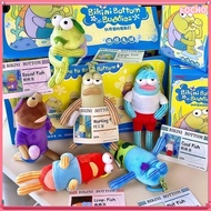 【Hot Style】Bikini Bottom Buddies Blind Box Plush Keychain, SpongeBob Bag Pendant SpongeBob Inspired 