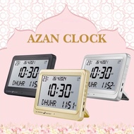 KL AZAN CLOCK BATTERY AND USB REMINDER AZAN ALARM CLOCK MOSQUE TABLE AND WALL 8 SOUND AZAN CLOCK WIT