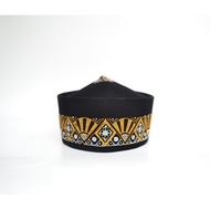 Songkok Peci Cheng Ho Painted Cheng Ho Motif Fan Motif