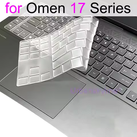 Keyboard Cover for HP Omen 17 17t 17z Plus 17z-db 17-ck 17-cm 17-cb 17-an x 17.3 Gaming Silicone Pro