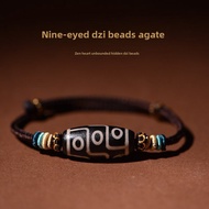 Ancient Tibetan Agate Tibet Beads Bracelet Genuine Dzi Bead Tibet Beads Bracelet Men and Women Coupl