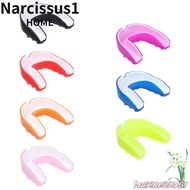 NARCISSUS Mouth Guard Silicone Football Adult Kids Boxing Gum Shield
