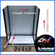 ✆ ☫ ☪ Betta Tank, for pet grooming, (maximum of 2 Tank per checkout) 4x4x4, 4x4x6, 6x4x6, 6x4x8, 6x