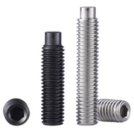 Cylindrical Tightening Hexagon Socket Screw Stainless Steel Convex Machine Meter Screw Headless Top Screw M3M4M5M6