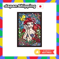 Tenyo 【Made in Japan】 266-piece Gyutto Series Jigsaw Puzzle Disney Ariel Stained Glass Stained Art (