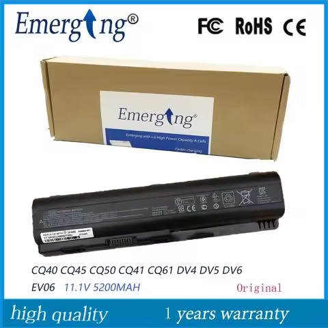 New Original Laptop Battery EV06 for HP pavilion DV6 DV4 DV5 CQ45 CQ40 G50 G60 G70