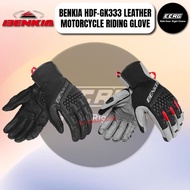BENKIA HDF-GK333 LEATHER MOTORCYCLE RIDING GLOVE