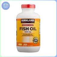 Kirkland Signature - 深海魚油+奧米加3 脂肪酸 1000mg 400粒 到期日:2028年2月[平行進口]