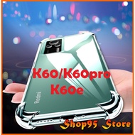 Xiaomi Redmi K60pro, K60, K60E K60 Ultra K60ultra shockproof clear case
